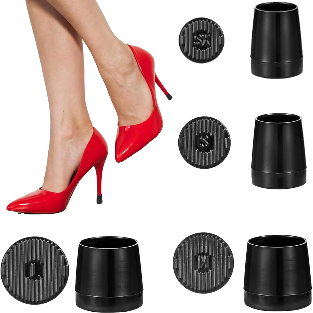 

40 пар сменных защитных чехлов на высоком каблуке, защитные колпачки для обуви для свадебных и уличных мероприятий, ремонт изношенных наконечников для пятки