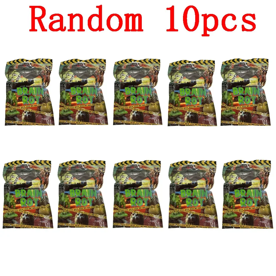 Слепая коробка Brainrot Tung Sahur Фигурка Игрушка Tralalero Tralala Фигурки Bombardino Crocodilo Shimpanzini Bananini Модель Декор