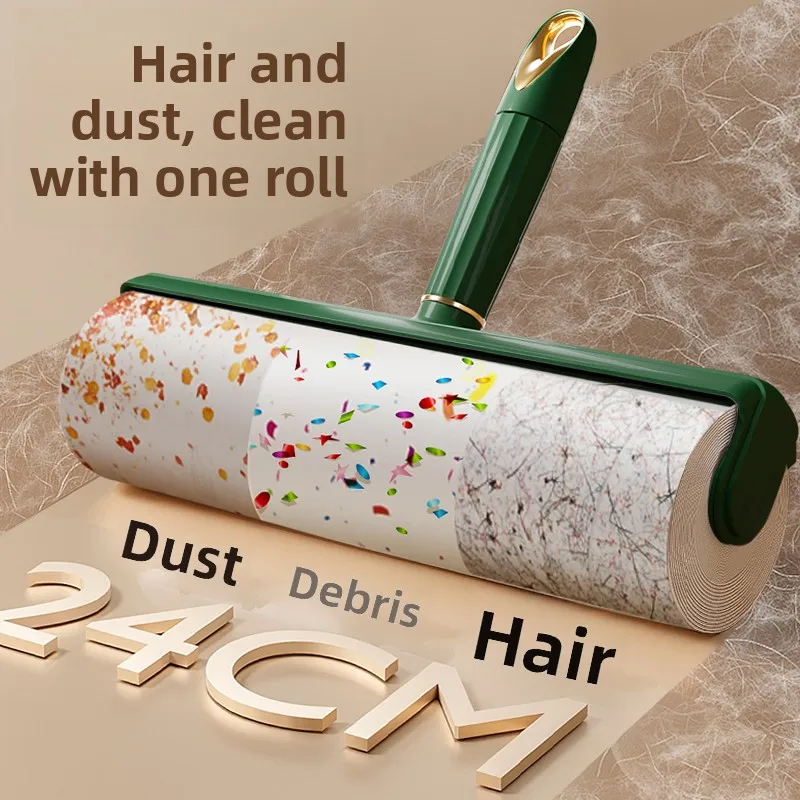strong-clothes-brush-hair-remover-tool-home-use-tearable-replacement-roll-toilet-paper-core-dust-sticky-roller-felt-hair