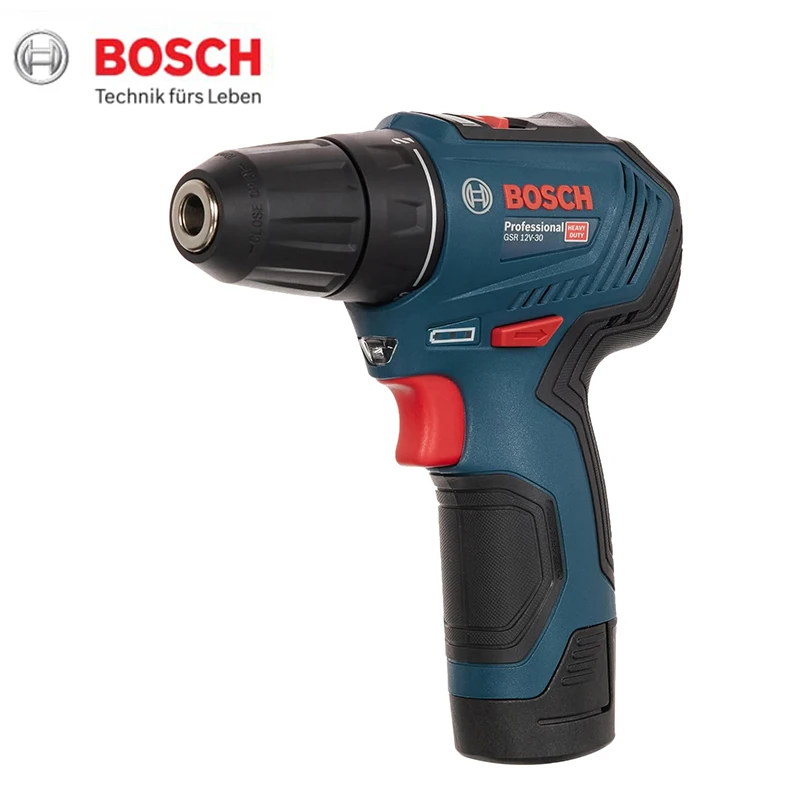 Bosch GSR12-30 Cordless Electric Drill Brushless Motor High Torque Fast Drilling Speeds Driller Electric Screwdriver Power Tools