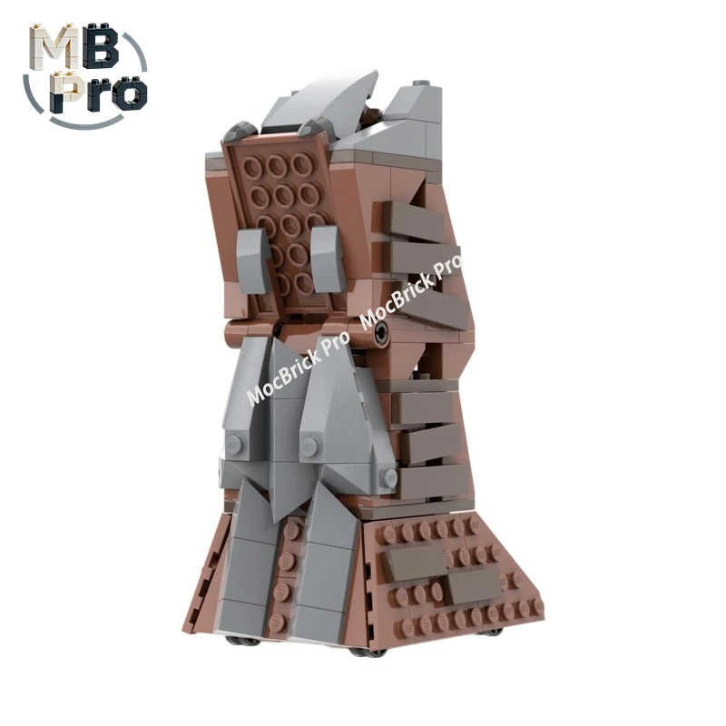 MOC Siege Building Block Set - DIY Catapult and Battering Ram Model from the Medieval Evil Team, Perfect for Collectors