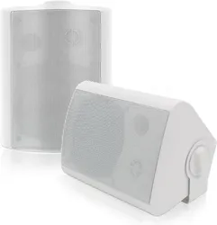 Herdio 5.25 Inch Outdoor Bluetooth Speaker 300W Wired Waterproof Wall Mounted Patio Boat Active Speakers For Garage Deck Home