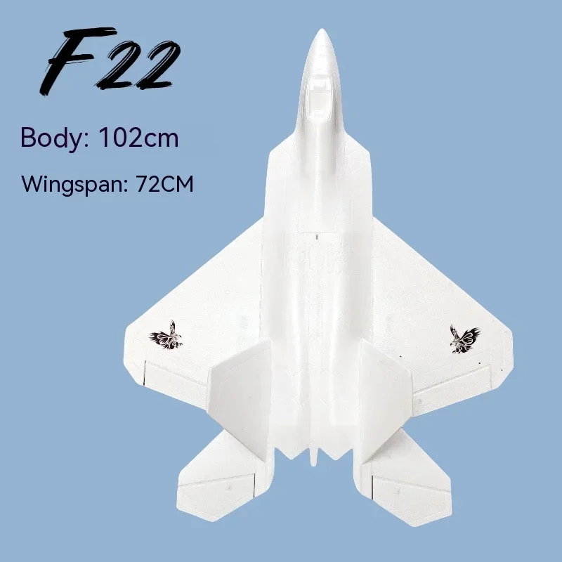 New F22 Raptor Model 64mm Bypass Epo eachine Electric Fixed Wing Drop Resistant Remote Control Aircraft Fighter Outdoor Toy