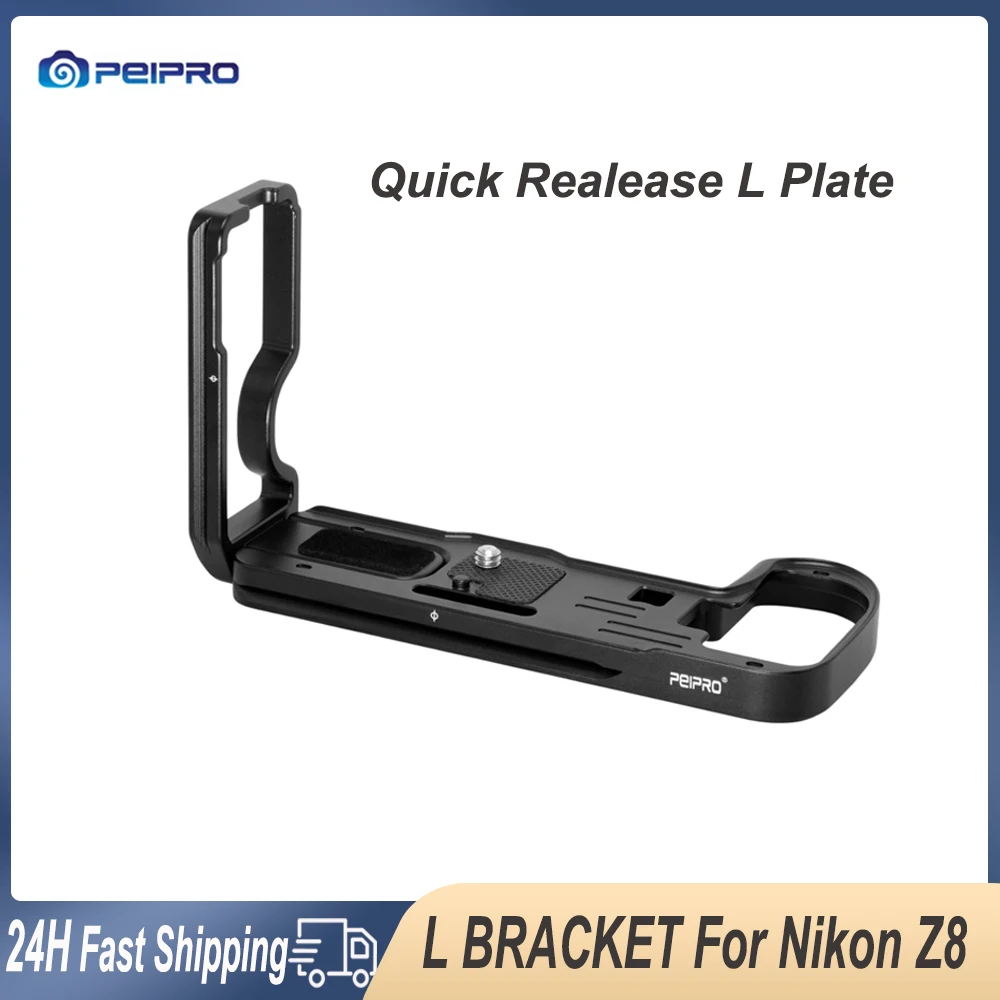 

Peipro Camera L Bracket Quick Release L Plate for Nikon Z8 Vertical Video Shooting Switchable Cameras Holder