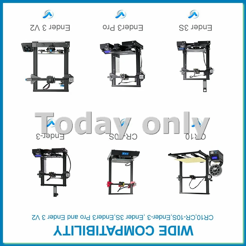 

Гайка с защитой от люфта и ходовой винт оси Z, верхнее крепление, совместимое с 3/3 Pro/3 V2/-10, обновленным 3D-принтером-A25R