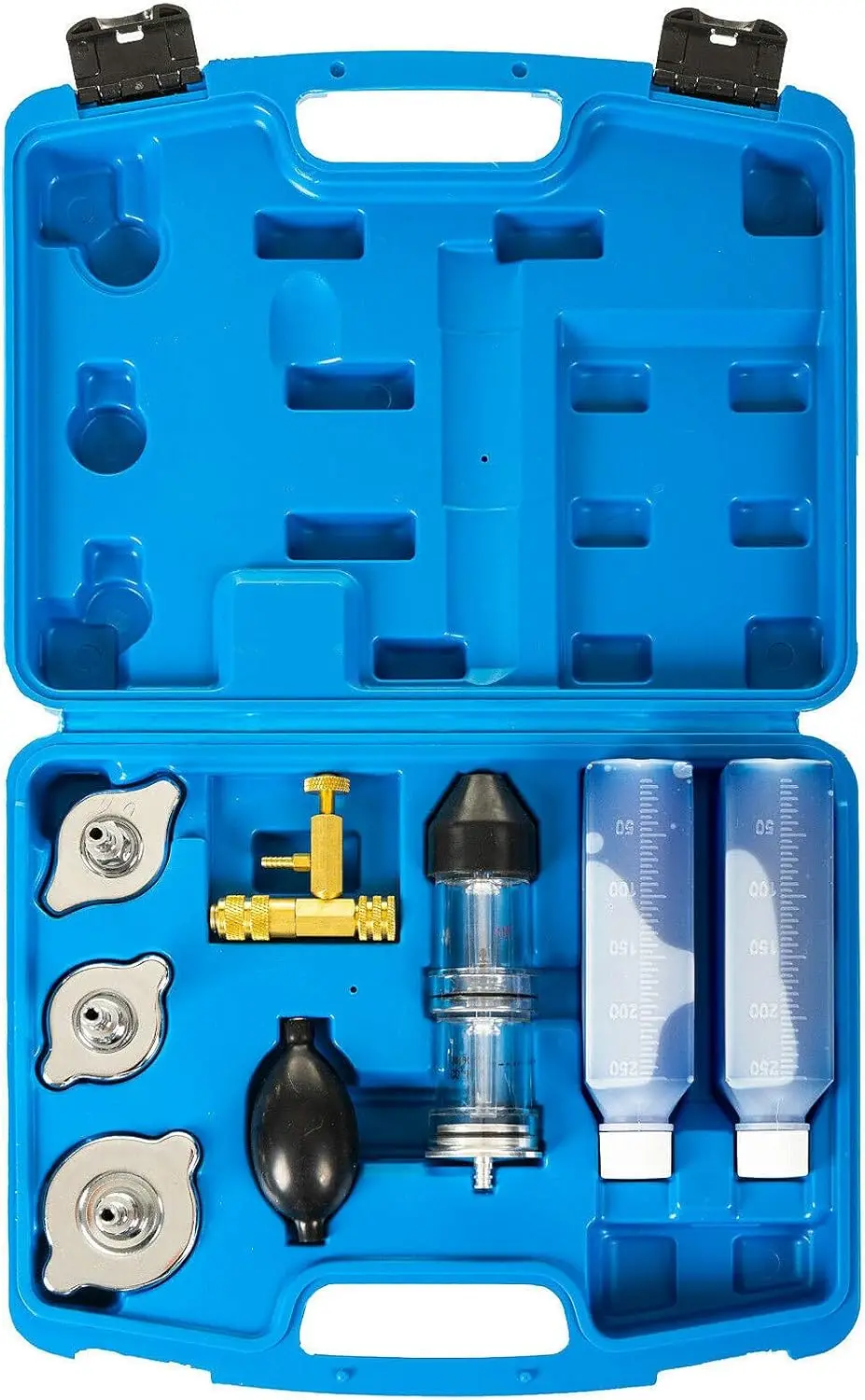 مجموعة أدوات اختبار حشية الرأس الاحترافية للكشف عن تسرب محرك السيارة مع سائل ثاني أكسيد الكربون