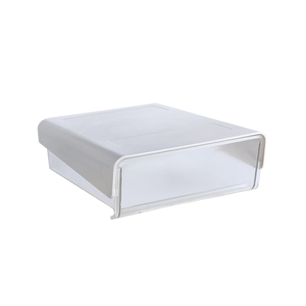 

No-Punch Strong Under Table Storage Box White