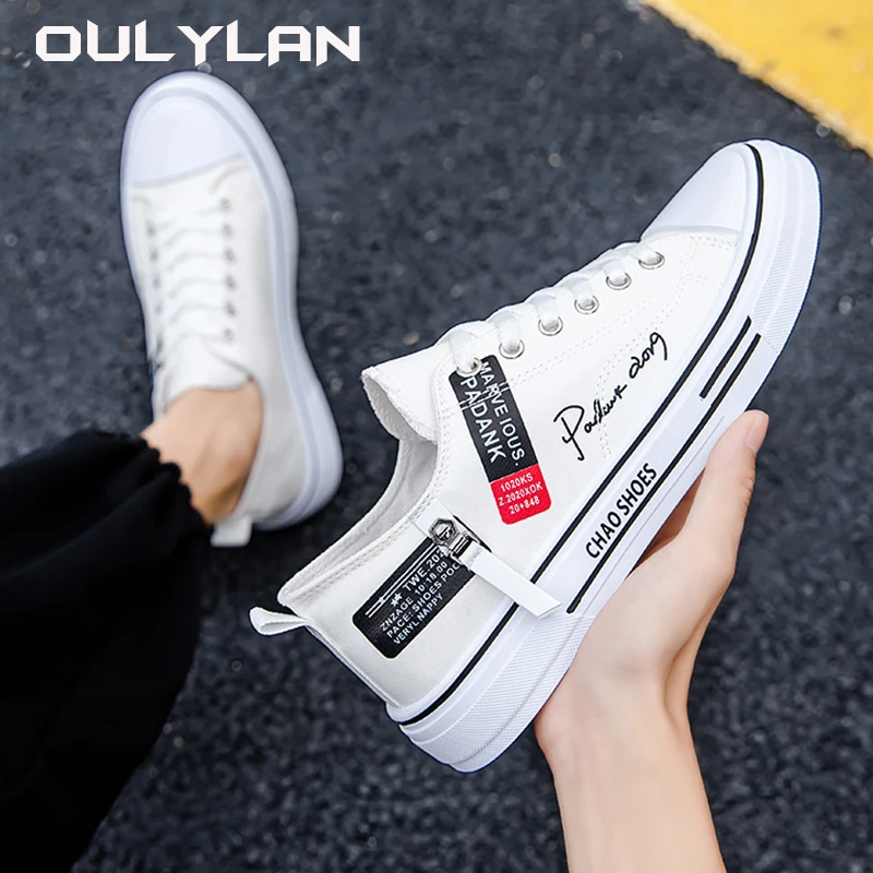 2024 Breathable Men\'s Canvas Shoes Summer Men\'s Casual Cloth Shoes Classic Style Trendy Black White Lightweight Low Top Board Sh