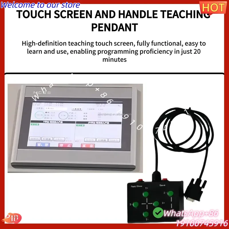 2026Hot New Factory Direct Six Axis PLC-controlled Automatic Locking Screw Machine Cabinet Type High Precision 0.01mm