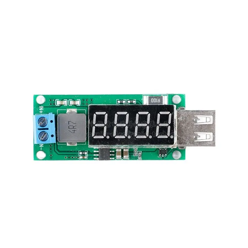 DC-DC boost module 3V3.7V4.2V to 5V2A power bank USB boost board digital tube display fast charge