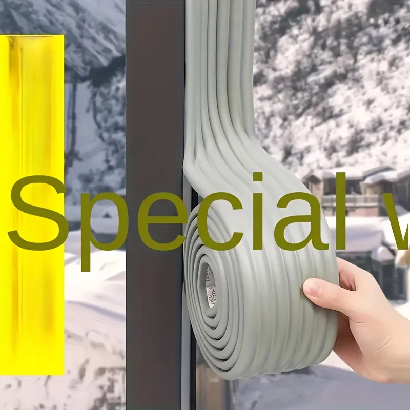 2M Windproof and waterproof window sealing strip-winter door insulation tape, waterproof solution,easy installation