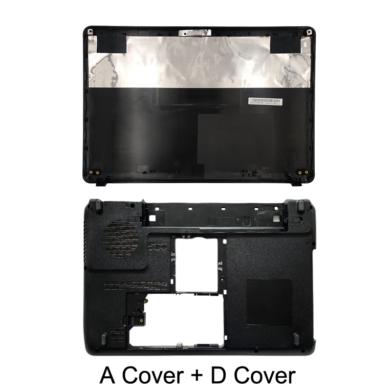 For Satellite C640 C600 case  Laptop Rear Cover Top Lid Upper Lower Hand Rest Housing Case Black shell