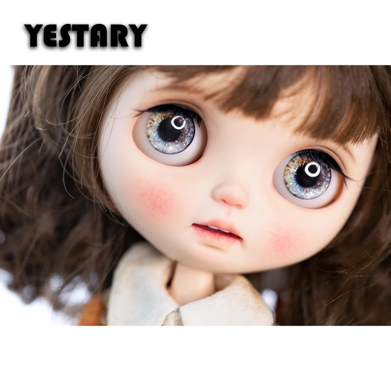 

YESTARY Blythe Eyes Doll Accessories For 1/6 Toys Accessories Limited Sparkling Colour Glass Eyes Chip For Blythe Dolls Eye Toy