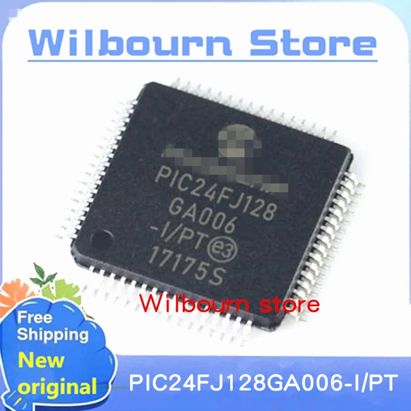 2PCS~10PCS/LOT PIC24FJ128GA006-I/PT PIC24FJ128GA006T-I/PT PIC24FJ128 GA006 -I/PT TQFP-64 100% New Spot stock