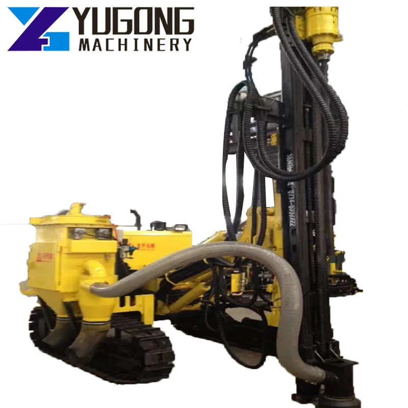 YG-150T Dust Collecting DTH Drilling Rig Crawler Rigs Air Track Sale DTH Drilling Rig For Blast Rock