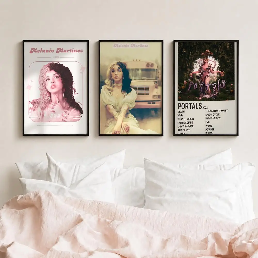 M-Melanie Martinez Poster HD Peel and Stick Waterproof Poster for Bedroom Office Dorm Decor
