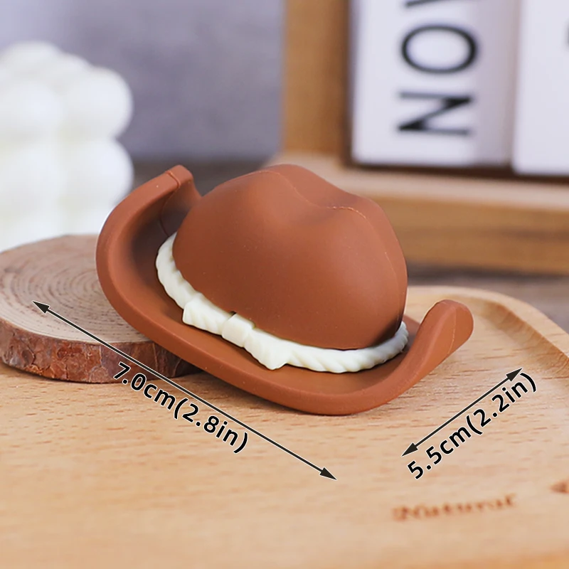 Western Cowboy Theme Cake Topper Brown Cowboy Hat Boot Balls for Kids Birthday Baby Shower Party Cake Decoration Supplies view 5