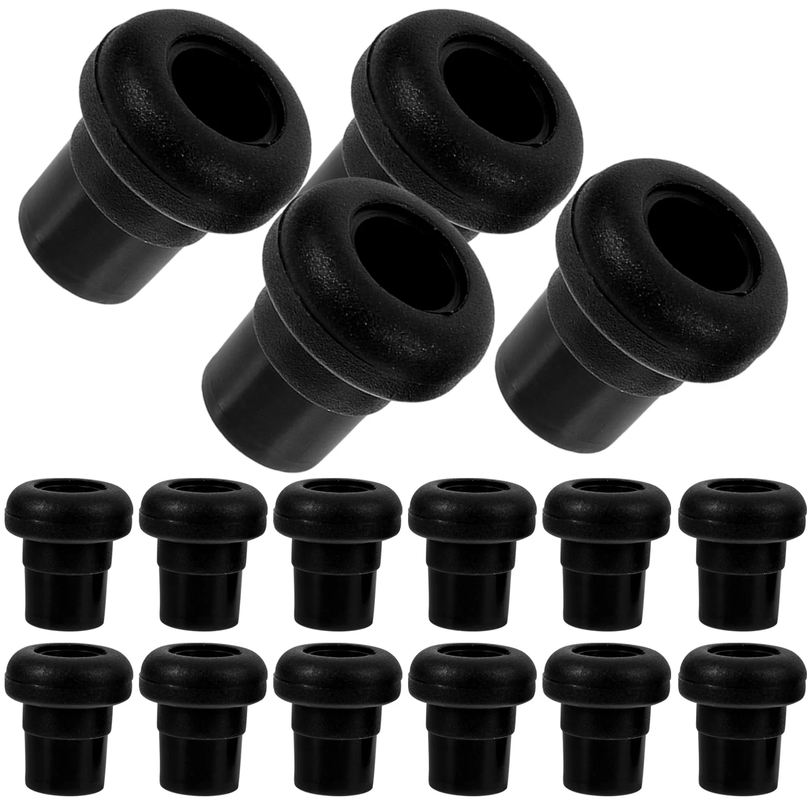 16 Pcs Table Football Machine Accessories Replacement Foosball End Caps Rod Cover Tip Plug Eco-friendly Plastic