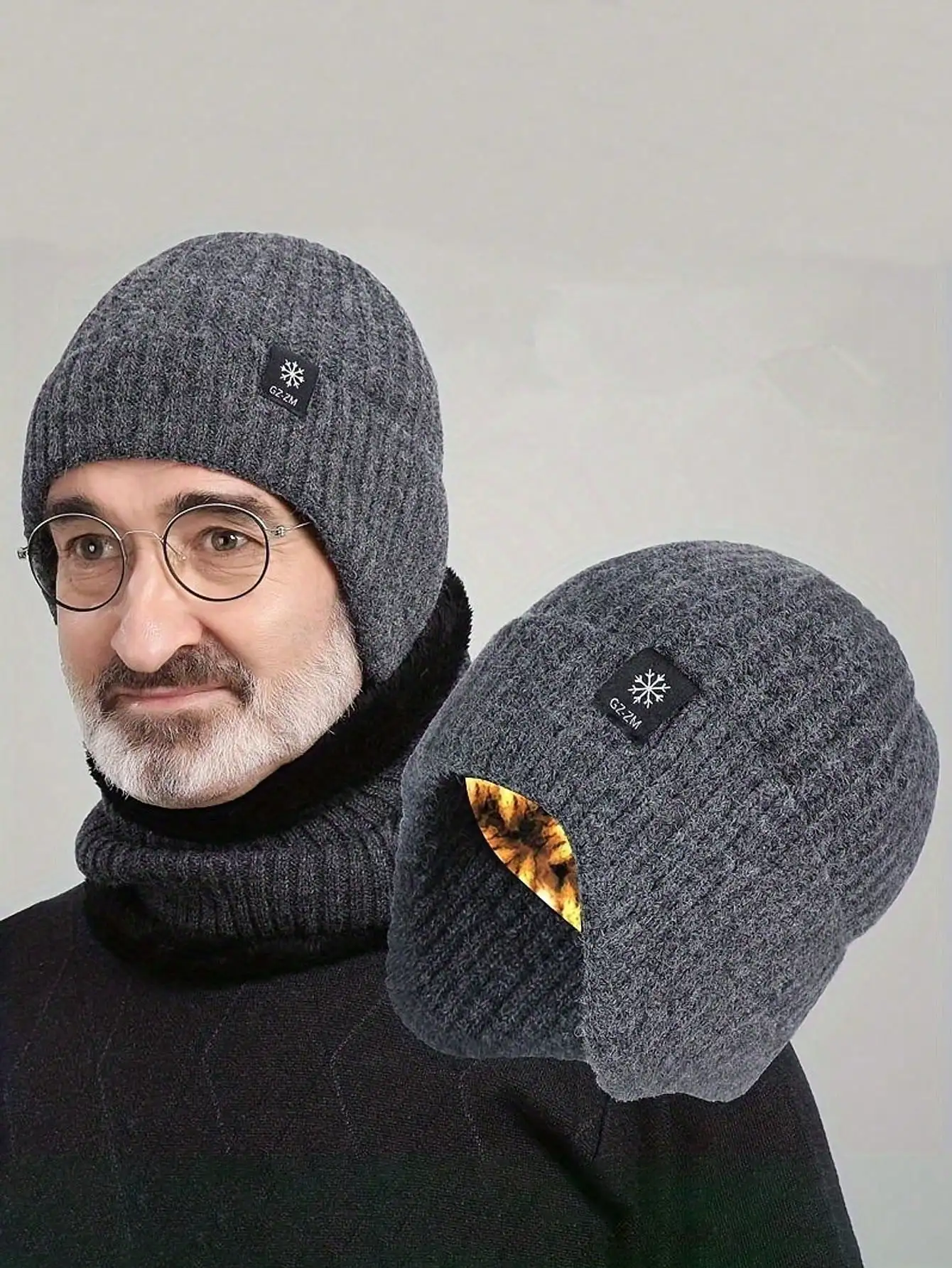 

1pc-Winter Warm Knitted Hat With Fleece Lining And Ear Protection - Thickened Insulated Head Cover, Suitable For Holiday Gifts,