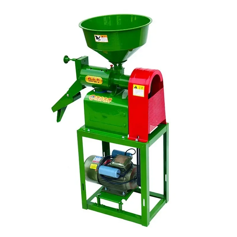 Intelligent Rice mill machine automatic grain huller electric rice husker home use rice milling hulling machine