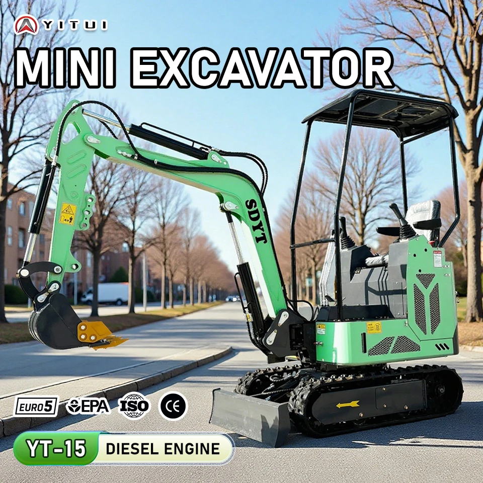 Strumenti insaccatore per carichi pesanti mini escavatore ad alta efficienza per costruzioni e paesaggistiche residenziali Ce Epa Euro 5 personalizzati