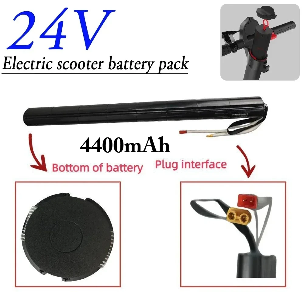 

24V 4.4/6.6/8.8/10.4AH Lithium Battery Pack for Carbon Fiber Scooter, Electric Scooter