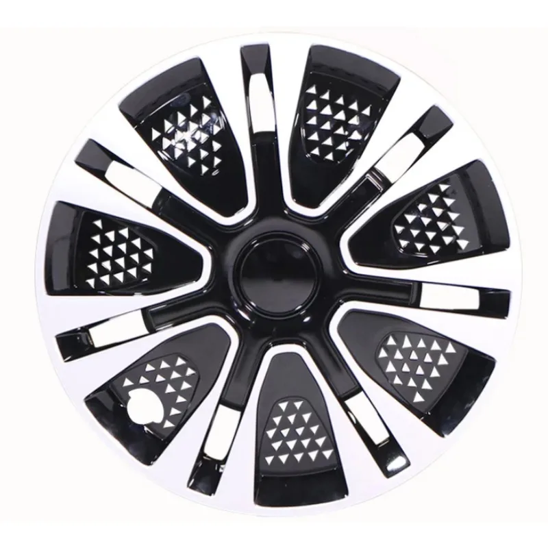 14 Inch 4Pcs Universal Hubcaps, Snap-On ABS Wheel Covers for Steel Rims, Car Tire Hub Trim Rings