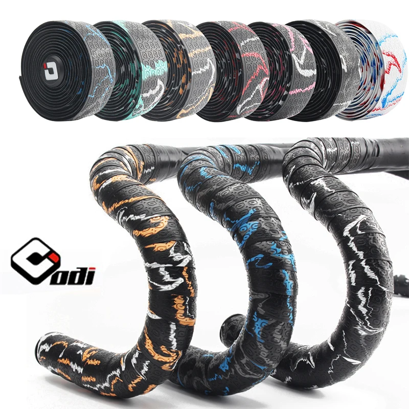 2023 New ODI Bicycle Handlebar Tape Superlight PU EVA Material Road Bike Tapes 2pc Road Bicycle Drop Bar Tapes Bike Accessoreis