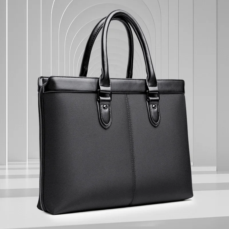New Luxury Oxford Business Men's Briefcase Male Briefcases Shoulder Bag Men Messenger Tote Computer Business Commuter Laptop Bag