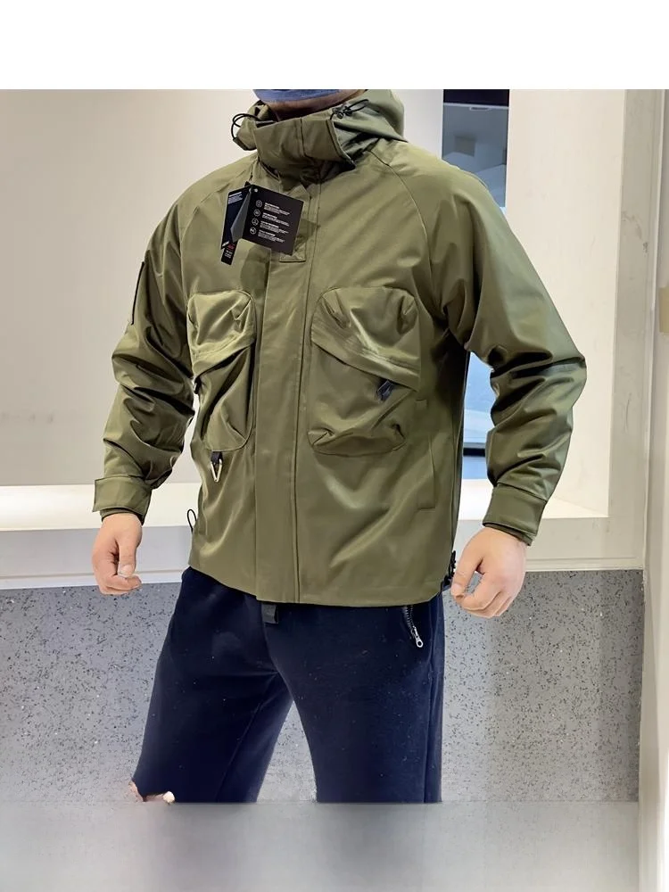 

Модный уличный софтшелл для пеших прогулок и скалолазания в Тибете, спецодежда, ветрозащитная однослойная подставка для джета, подходит для L...