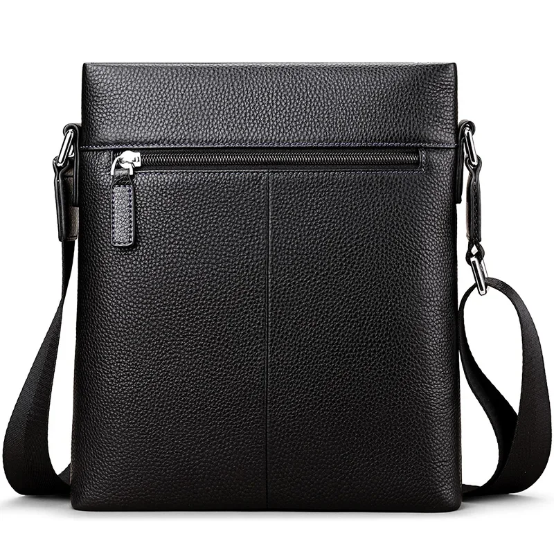 Leather men's shoulder bag Crossbody cross-body multi-functional functional soft leather bag business first layer cowhide men's