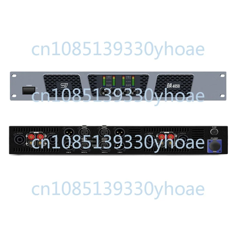 1.5U metal chassis rear stage digital power amplifier, four-channel professional high power