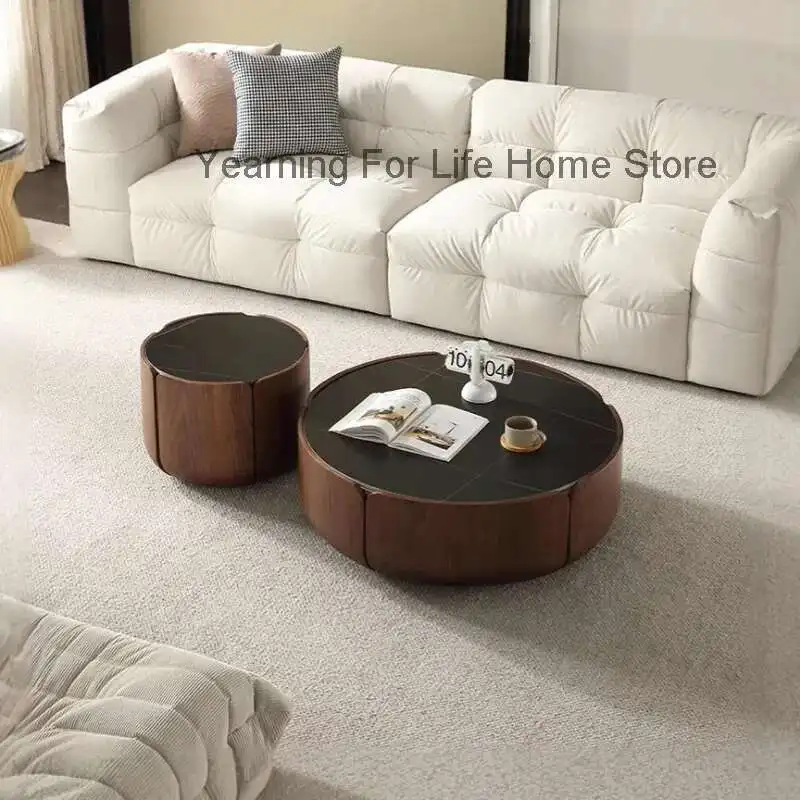 طاولة القهوة ذات التصميم الحديث لغرفة المعيشة، طاولة القهوة البسيطة، أثاث غرفة المعيشة الفاخر الفريد من نوعه من Mesas De Centro Para Sala