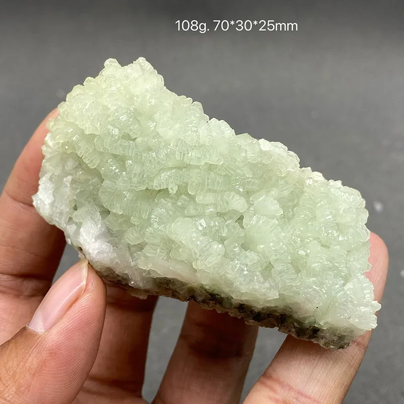 Best! 100% natural green grape stone rough crystal ore specimen Healing crystal home decorations