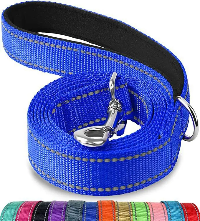 Night Reflection Dog Pet Towing Rope 1.2/1.5/1.8m Guard Rope Pet Walking Training Leash Cats Dogs Harness Collar Lead Strap