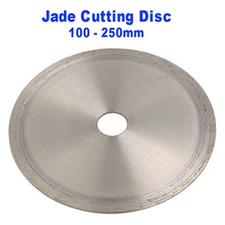 GO 100-250mm Ultra-thin Diamond Saw Blade Sintered Toothless Tablets Jade Crystal Gem Marble Cutting Disc Thickness 0.5-1.0mm