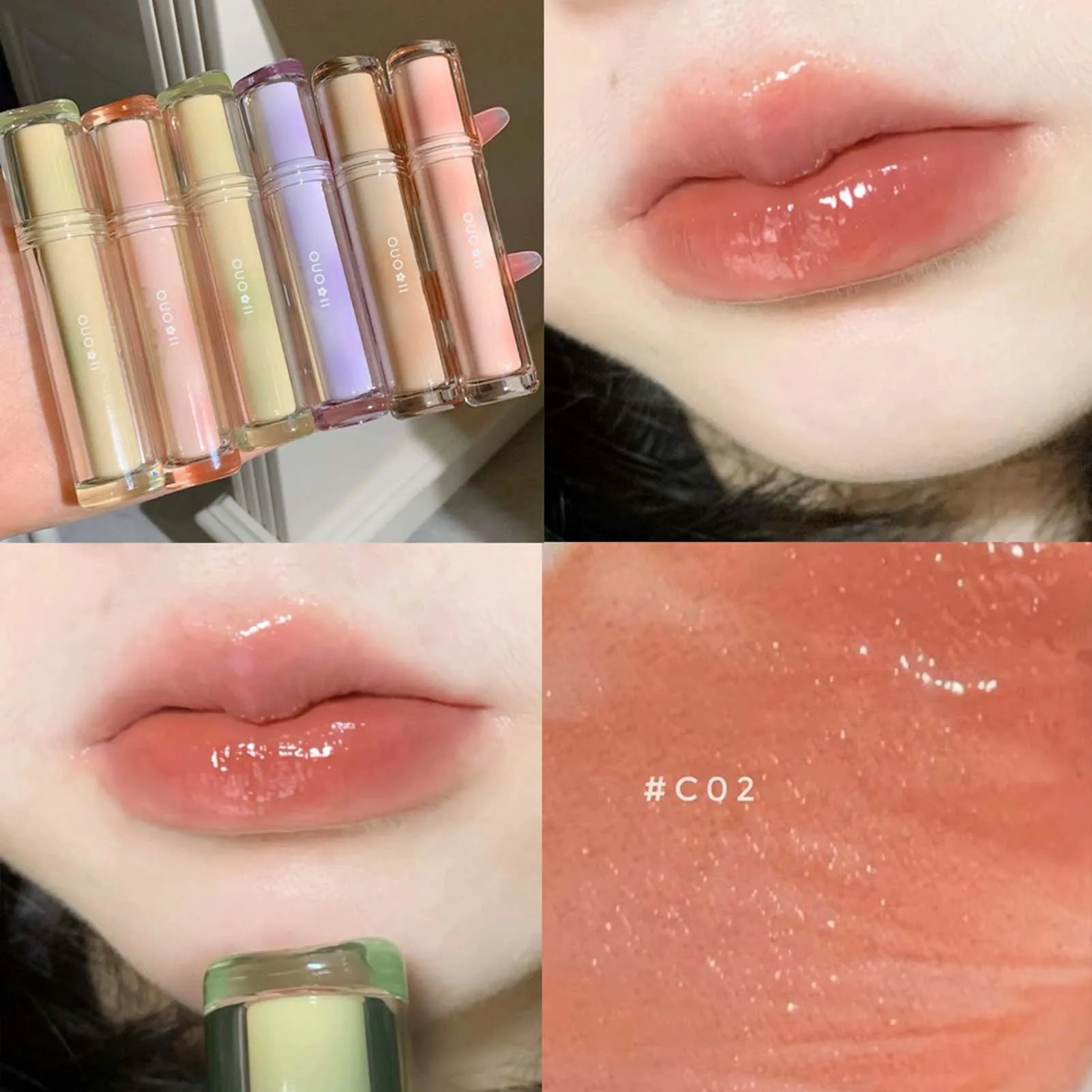Glass Lips Gloss 3g High Shine Mirror Water Lip Stain Plumping Lipstick Long Lasting Non-sticky Cup Lip Cosmetics Everyday Use