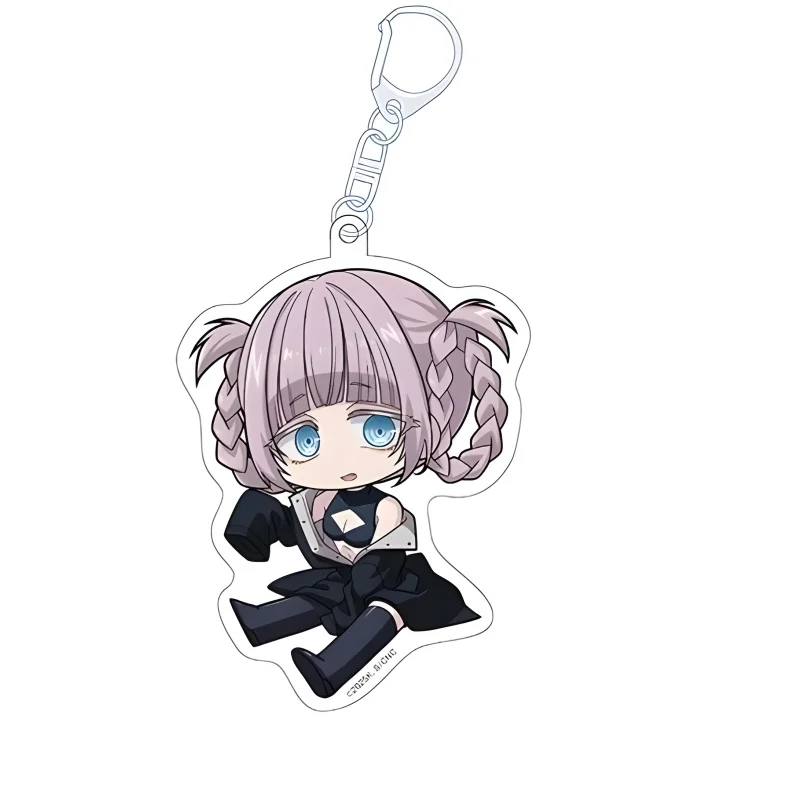 Anime Yofukashi No Uta Call of the Night Cosplay Nazuna Yamori Ko Figures Bag Decorations 6cm Acrylic Pendant Keychains view 6