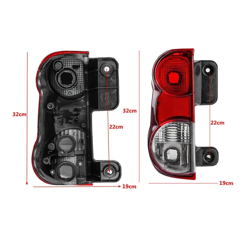 Applicable to NV200 Rear bumper light cover Rear taillight housing Brake light housing 26550-JX00A