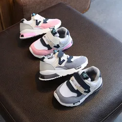 Scarpe sportive per bambini primavera autunno nuova moda traspirante bambini ragazzi scarpe a rete ragazze morbide scarpe sportive da corsa antiscivolo