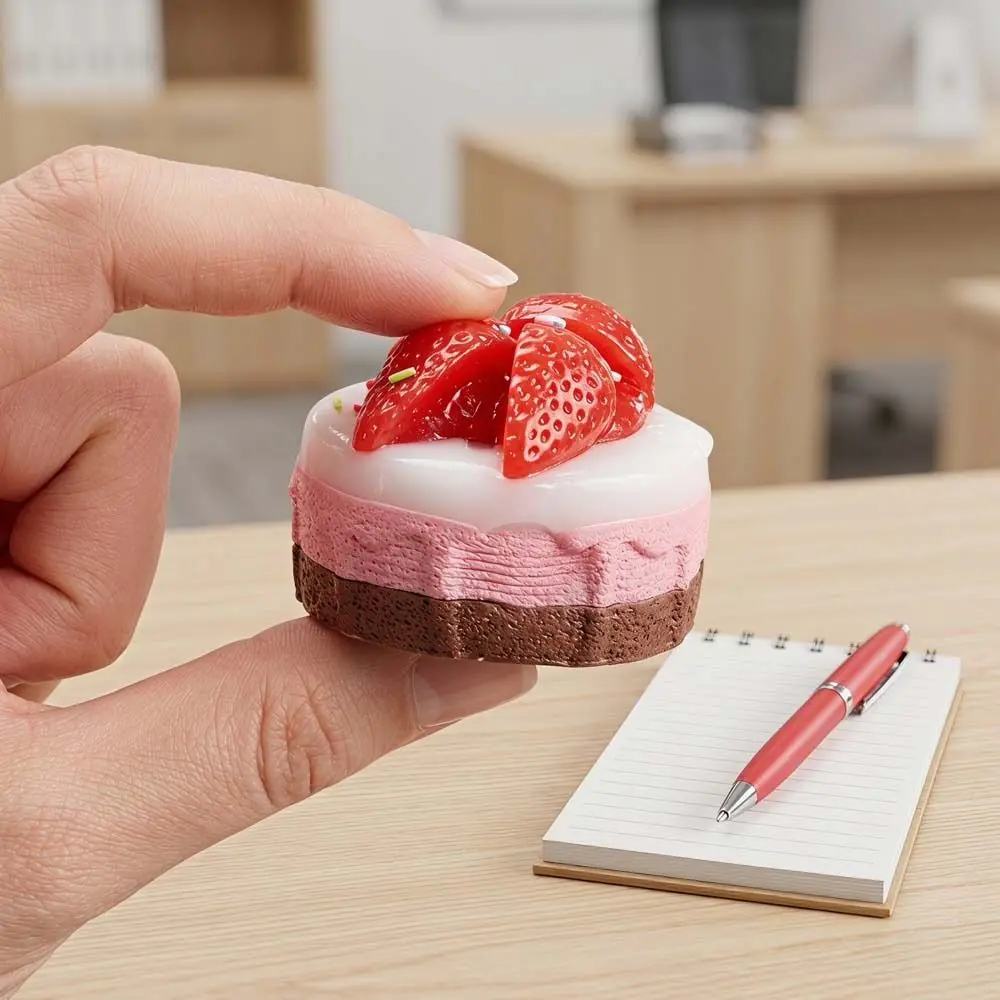 Fidget Gift Creative Slow Rebound Cake Portable Soft Cake Squeeze Slow Rising Simulation Bread Cake Pinch Simulation