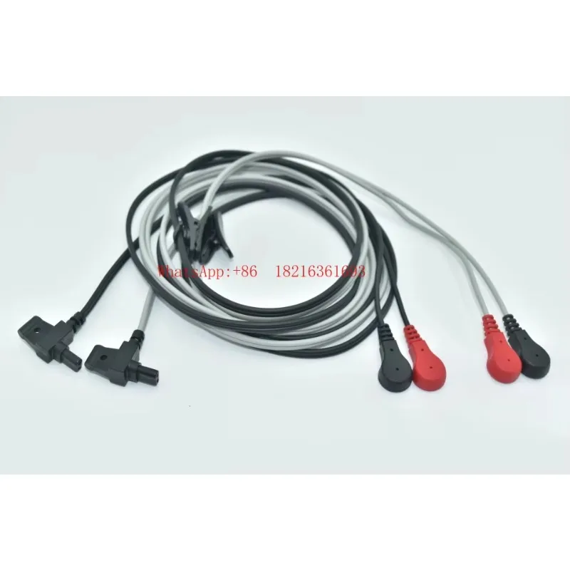 Limited Offer Compatible With 5900 Dysphagia Instrument Electrode Cable, Electrode Cable 2.2 Button Model