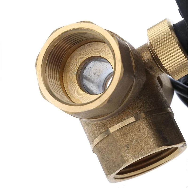 F68D AC220V T-type 3-way Brass Electrical Ball DN25 Electric Motorized Ball Valves with Actuator Easy to Install