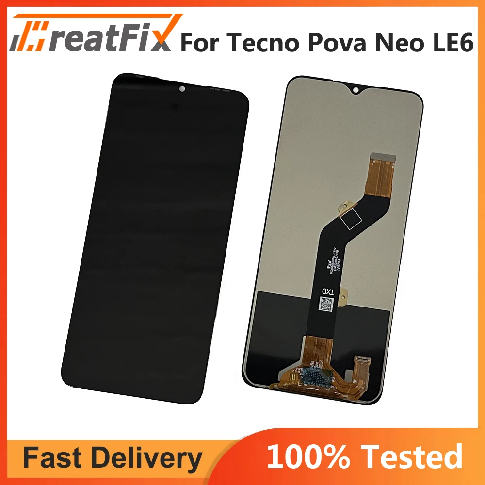 

6.8" Original For Tecno Pova Neo LE6 LCD Display Touch Screen Digitizer Assembly New for Tecno LE6 LCD Repair Replacement Parts