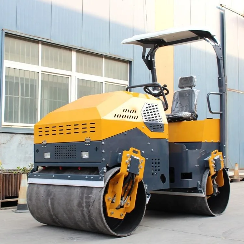 Mini Road Roller Double Drum Road Roller Road Machinery 1 Ton 2 Ton 3 Ton Asphalt Rollers for Sale