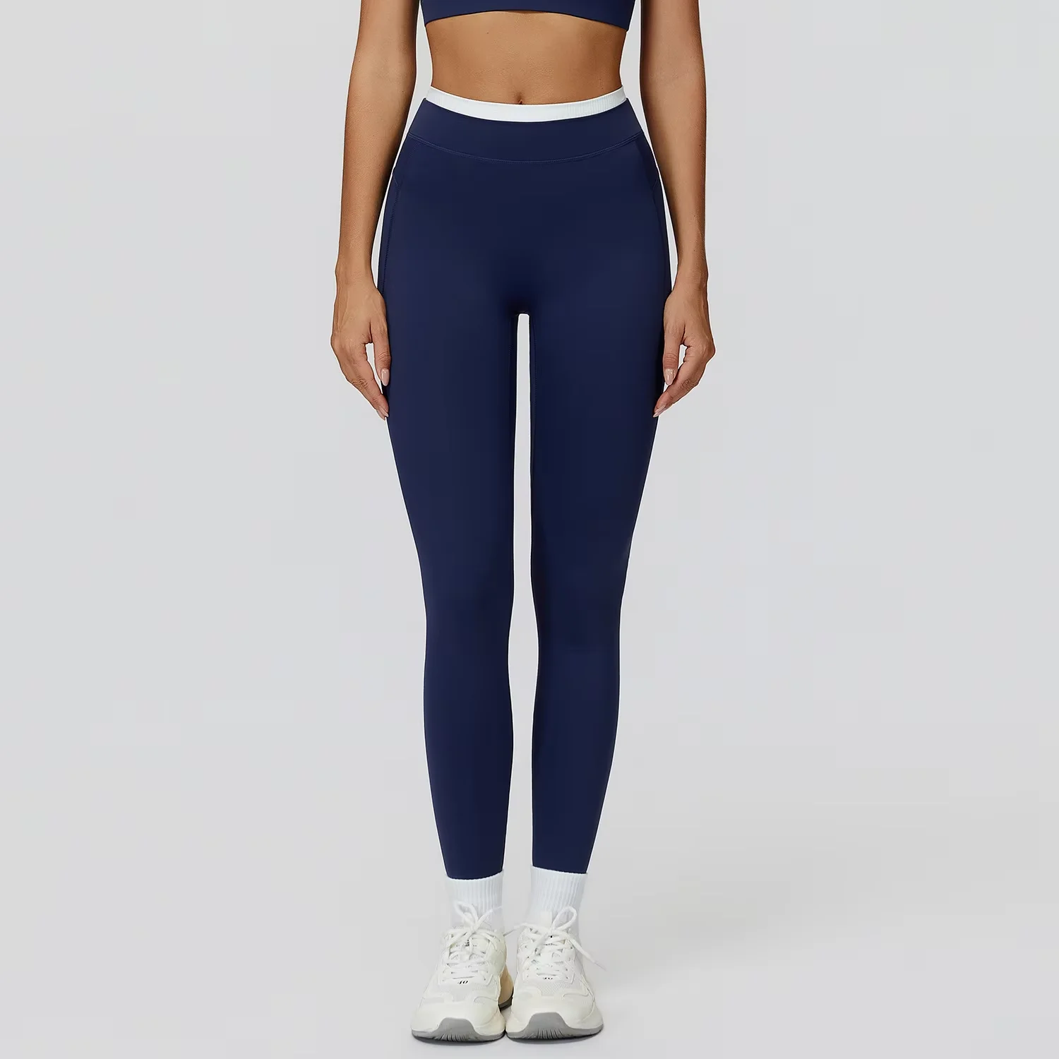 Women's High Waist Full-Length Yoga Pants-Sweat-Wicking Four-Way Stretch Breathable Lightweight Workout Pants Plus