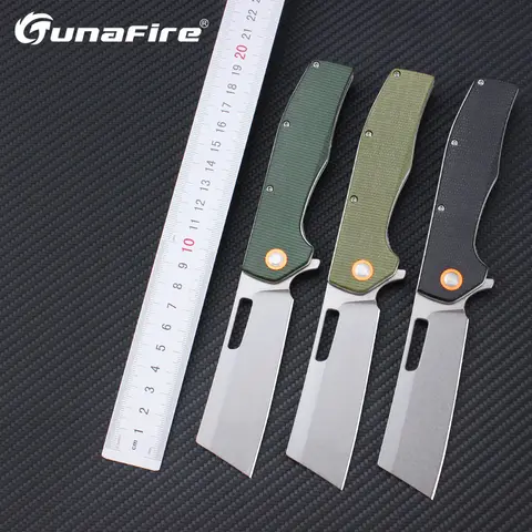 GT955 Folding Pocket Knife D2 Blade Micarta Handle Multipurpose Camping Knives Outdoor Professional Tactical Hunting EDC Knife