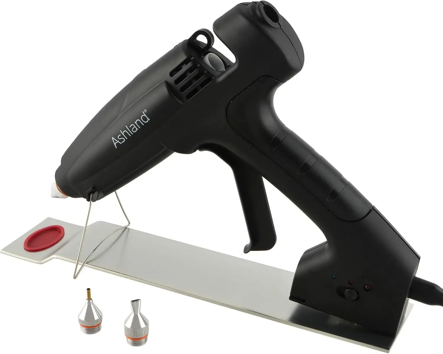 3-Temperature Hot Glue Gun with Magnetic Stand and Auto Shut-Off, Black, 9.25 Inches, 1 Count
