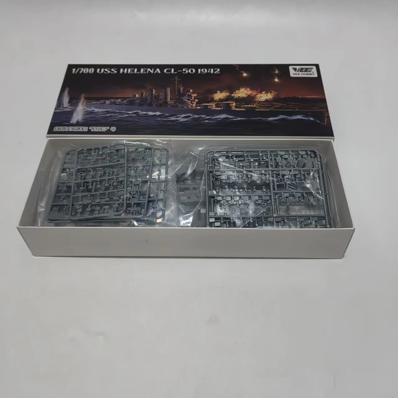 Edición de inicio VEE HOBBY V57019 1/700 CL-50 Helena Cruiser, modelo de barco ensamblado