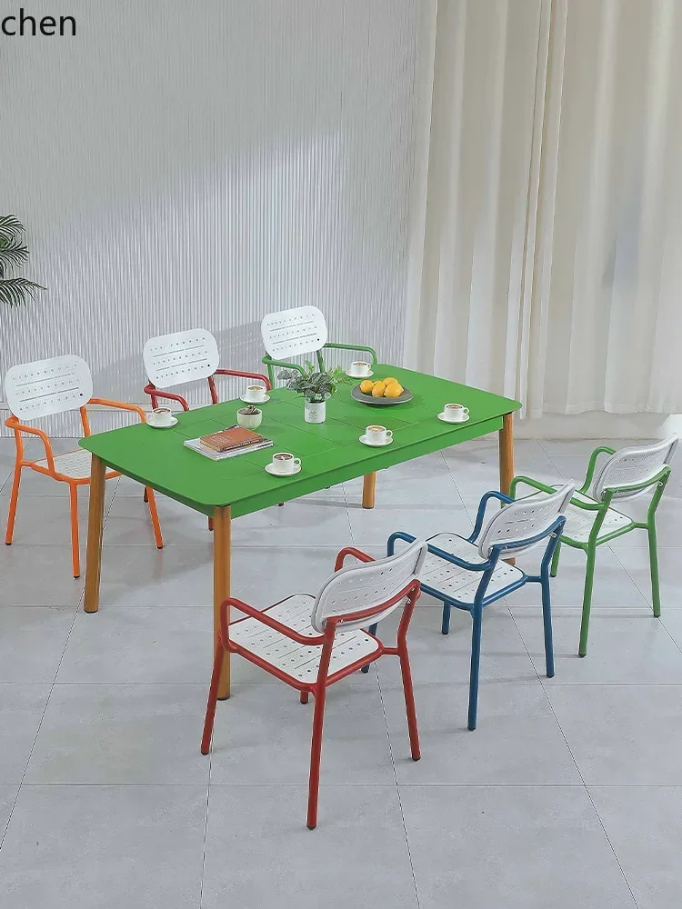 

YFY outdoor all-aluminum table and chair balcony chair outdoor garden villa courtyard table and chair combination